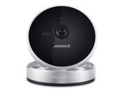 Annke Mini WiFi Megapixel 720P Intelligent Network Cube Camera Two way audio Plug Play Motion detection and Email Alarm push. IU 21Y Black