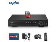 Sannce 1080P 16CH DVR for Security Camera System QR Code Scan to Remote Access in Seconds 2TB HDD