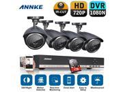 Annke 8CH 1080N DVR Recorder 4HD 1.3MP Security Cameras with 1TB Hard Drive