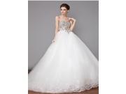 trumpet tulle beading sweetheart lace up bridal gowns