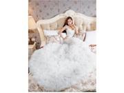 royal tulle white cathedral train cap sleeve wedding gowns