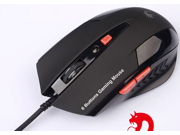 7D Xinmeng Mamba 2000DPI 6 Buttons Gaming Mouse Optical USB Wired Mouse Blue led