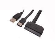 Akust 19.6 eSATA USB to SATA 22pin Adapter Cable
