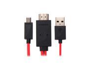 2m colorful Micro USB MHL to HDMI adapter for android cellphone and HDTV