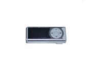 LCD screen mp3 player with TF card port outer speaker flashlight silver