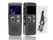 8 GB LCD Screen Digital Audio Dictaphone Voice Recorder MP3 Player