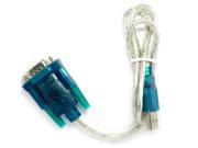 USB 2.0 Type A Male to RS232 Serial Port Adapter Cable