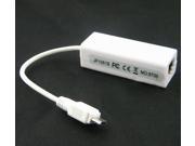 10 100 Mbps Micro USB Male to Ethernet RJ45 Female Network Card Adapter Cable