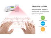 Wireless virtual laser keyboard for Ipad Iphone For tablet PC smart phone Projected Virtual Bluetooth keyboard keypad Second Generation with mouse function