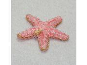 Sealife nautical crafts fashion jewelry box pink starfish trinket alloy box gold ring jewelry box birthday X mas gifts Ocean Park souvenir