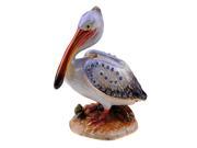 Pelican bird trinket box bejeweled jewelry box enemaled pill box collectibles sourvenir gifts metal crafts home decor novelty items