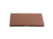PU Leather Coating Matte Hard Plastic Case for 13 MacBook Pro with Retina Display