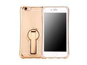 For iPhone 7 Case iClover 360 Degree Rotating Kickstand Ultra Thin Anti slip TPU Gel Back Cover Case for iPhone 7 4.7inch Golden