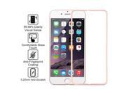 For iPhone 7 Tempered Glass iClover[Full Coverage][Tempered Glass] Shockproof Screen Protector Film 3D Curved Edge with Metal Aluminum Alloy Bumper Protective f