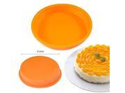 iClover 9 Round DIY Silicone Cake Mold Pan Muffin Chocolate Pizza Pastry Baking Tray Mould Christmas Valentine