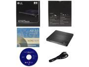 LG WP50NB40 6X Ultra Slim Portable Blu ray BD CD DVD External Burner Writer Drive in Retail Box FREE 3pk Mdisc BD Cyberlink Software USB Cable