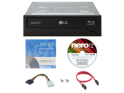 LG WH16NS40 16X M Disc Blu ray BDXL CD DVD Internal Burner Writer Drive FREE 1pk Mdisc BD Nero Software Disc Cables Mounting Screws