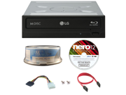 LG WH16NS40 16X M Disc Blu ray BDXL CD DVD Internal Burner Writer Drive FREE 15pk Mdisc BD Nero Software Disc Cables Mounting Screws