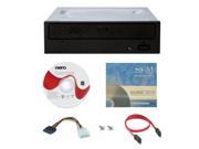 Pioneer BDR 209DBK 16X M Disc Blu ray CD DVD Internal Burner Writer Drive FREE 3pk Mdisc BD Nero Software Disc Cables Mounting Screws