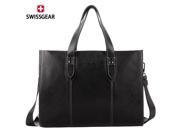 SWISSGEAR upscale European and American fashion leather bag leather business shoulder Messenger Bag BM4038