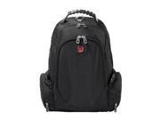 2014 casual black SWISSGEAR polyester travel and business daypack for male