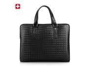 Mens Leather Briefcase Casual Business Leather Messenger Shoulder Bag Business Handbag Briefcase Laptop Bag
