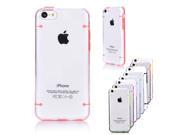 Clear Candy Glowing Rugged Rubber Matte PC Hard Case Cover For iPhone 5C