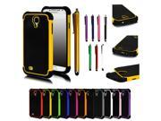 New Dual Layer Hard Case Stylus Pen For Samsung Galaxy S4 S IV i9500 SCH I545