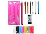 New Transformers Metal Frame Bumper Case With Screen protector Stylus Pen for iPhone 5 5S 5G