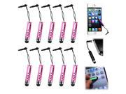 10x Mini Tablet touch Screen Stylus Touch Pen For iPhone 5 5S 5C 4 Samsung Galaxy S3 MINI S2 S3 S4 iPad SmartPhone