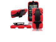 High Impact Dirt Snow Shock Proof Case Wth Belt Clip Holster Stand for iPhone 5C