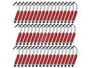 Red 5x Mini Stylus Touch Screen Pen For iPad 2 3rd iPhone 4S 4G 3G With Dust Cap
