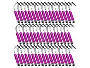 Magenta 5x Mini Stylus Touch Screen Pen For iPad 2 3rd iPhone 4S 4G 3G With Dust Cap