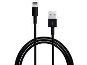 4 pieces Black 8 Pin Sync Data Cable USB Charger for iPhone 5 5S 5C iPod Touch 5 ipod without crystal box