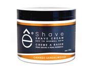 EShave Shave Cream Orange Sandalwood 120g 4oz