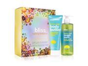 Bliss Bathing Brilliance Set Lemon Sage Soapy Suds 473.2ml 16oz Body Butter 200ml 6.7oz 2pcs