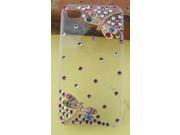 new dragonfly flower Bling Diamond Crystal Case Cover for iPhone 4 4G 4S Y062BP