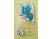 Handmade angel butterfly Bling Diamond Crystal Case Cover for iPhone 4 4S 0014BP