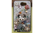 Bling love rose flower crystal case for Samsung Galaxy Note1 I717 N7000 I9220