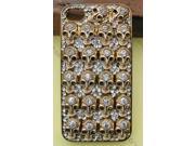 Handmade Crystal SKULL diamond bling crystal Case Cover For iPhone 4 4S 4G 047