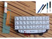 OEM white Keypad Button Q10 Keyboard with Flex Cable For BlackBerry Q10 Tools