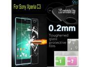 new 2.5D 0.2mm Tempered Glass Film Guard Screen Protector For Sony Xperia C3 US