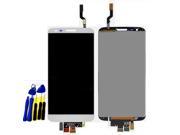 Full LCD display white Touch Screen Digitizer Assembly For LG G2 D802 D805