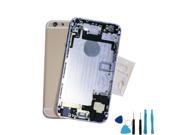Gold Complete Housing Back Battery Door Cover Mid Frame Assembly for iPhone 6 G