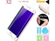2pcs 3D Full Cover CarbonFiber Tempered Glass Screen Protector For OPPO R9s