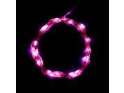 SuperNight® Timming Super Bright Indoor and Outdoor String Lights Battery Operated 3M 30leds LED Long Silver String Wire Light with Timer Box Pink