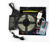 SuperNight® 5M 5050 SMD RGB and Cool White Mixed Color Changing Flexible LED Strip Light 300 LEDs Waterproof Festival Decorative LED Light 40 key Remote Contr