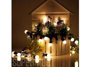 SUPERNIGHT US Plug Input 110V 5M 50LED Ball Warm White Color Changing String Fairy Lamp Light Waterproof For Xmas Wedding Part Decoration