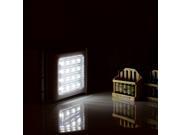 SuperNight® 1W 16 LED Waterproof IP64 Solar Sound Sensor Garden Lamp Outdoor Wall Light Silver