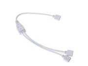 SUPERNIGHT™ 5PCS X 4 Pin Splitter 1 to 2 Connector Cable for LED RGB Color Changing LED Strips Light Lamp